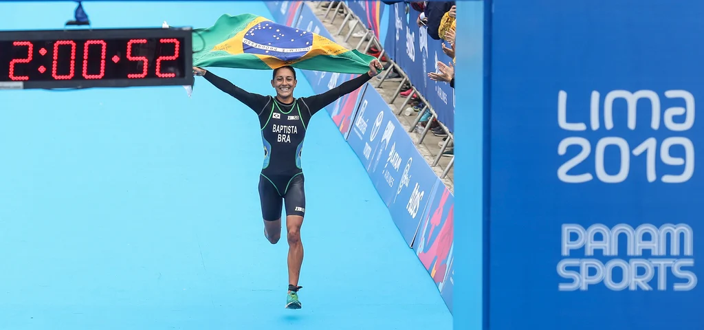 Luísa no ouro pan-americano individual